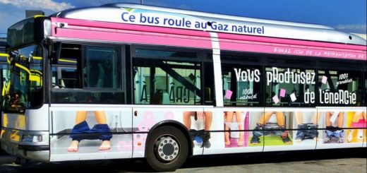 Bus qui fonctionne au biogaz